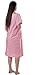 Hospital Maternity Delivery Gown (S/M, Pink Polka Dot)