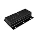 IWI Rubber Dock Bumper, Rectangular, Laminated, Vertical Mount, 6 Holes, 24" Length, 11" Width, 4" Depth