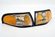 ***PAIR (DRIVER & PASSENGER SIDE INCLUDED)*** 94-98 FORD MUSTANG PARK CORNER LIGHTS - EURO STYLE, W/ AMBER LENS 95 96 97 1994 1995 1996 1997 1998
