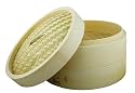 Dexam 20 cm (8 inches) Bamboo Steamer Set, 2 layers + lid