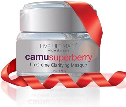 Facial Mask VITAMIN C Wet Mask - 1.7 oz - Anti Aging, Sun Damage Repair, Helps Reduce Fine Lines and Wrinkles, Paraben Free , Live Ultimate Camu Camu Products