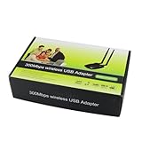 Selectec High Power High Gain 802.11 B/N/G 300M USB Wireless 1000mw Wifi Network Adapter with Dual Antenna