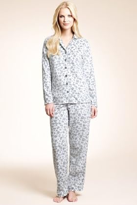 Animal Print Fleece Pyjamas