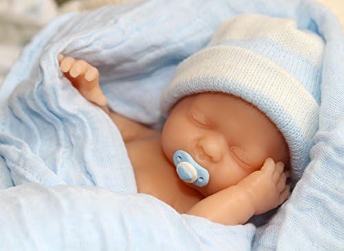 It's A Baby BOY! FULL SILICONE Bathable Life Like Reborn Pacifier Doll