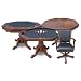 Harvil 3-in-1 Walnut Bumper Pool - Table Top - Poker Table with 4 Chairs Harvil 3-in-1 Walnut Bumper Pool - Table Top - Poker Table with 4 Chairs