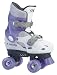 ROLLER DERBY TRANS 400 GIRLS ADJUSTABLE QUAD ROLLER SKATES SIZE 1 TO 3