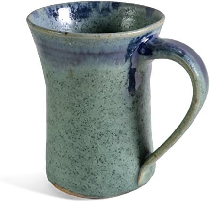 Kerry Brooks Pottery Mug, Green with Accents
