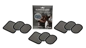 Slendertone Replacement Gel Pads for Flex Abdominal and Gymbody Belts, 3 Sets (9 Pads)