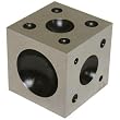 Dapping Block 2 1/2" Square Tempered Steel