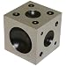 Dapping Block 2 1/2" Square Tempered Steel