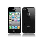 TeckNet iPhone 4G & 4GS Silicone Case Cover Skin + 2 X iPhone 4G/4GS Screen Protectors - Black