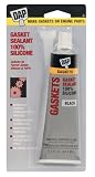 Dap 00686 Dow Corning Silicone Rubber Gaskets-In-A-Tube 2.8-Ounce Black
