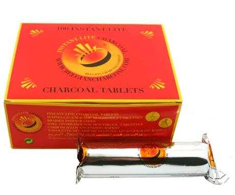 Instant Lite Shisha Kohle 33mm 100 Stück selbstzünder
