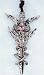 Pewter Finish Dragon Sword Pendant