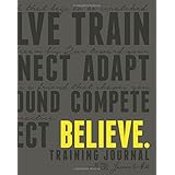 believe training journal charcoal edition
