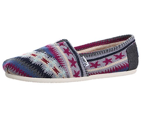 Toms Women's Classics Knit Ankle-High Wool Flat Shoe