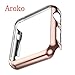 Apple Watch Case,Aroko Super Thin PC Plated Plating Protective Bumper Case for Apple Watch 38MM (PC Case RoseGold 38mm)