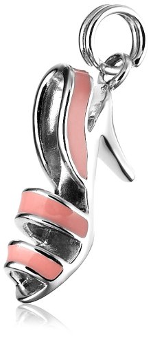 Sterling Silver High Heel Shoe Charm
