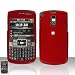 Red Rubberized Snap on Hard Skin Cover Case for Samsung Jack I637 + Belt Clip