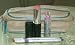 Avon Cosmetic Bag Beige and Tourquoise Trim Zippered Bag for Pencils and Brushes