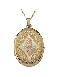 Black Hills Gold Jewelry by Coleman 4 Picture Gold Locket