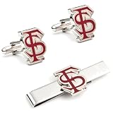 Florida State University Seminoles Cufflinks and Tie Bar Gift Set