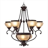 Aladdin Chandelier in Rustic Copper