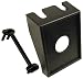 Pico 5501A 1-3/8 x 1-5/8 Toggle Switch Mounting Panel 1/2 Holel Black Modular Style 25 Per Package