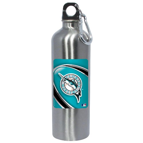 MLB Florida Marlins Stainless Steel Water Bottle