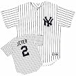 New York Yankees Pinstripe Juvenile Derek Jeter Replica Baseball Jersey