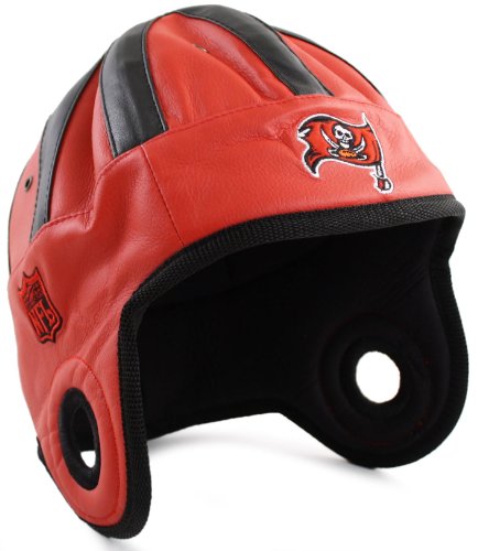 NFL Tampa Bay Buccaneers Faux Leather Helmet Head (Red)
