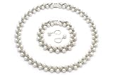 Weave White 6-7mm A Freshwater Pearl Set