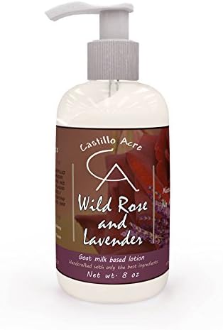 Castillo Acre - Wild Rose and Lavender, Goat Milk Lotion. Naturally scented, No added fragrance