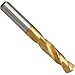 YG-1 DN515 High Speed Steel Screw Machine Drill Bit, TiN Finish, Straight Shank, Parabolic Spiral, 130 Degree, #9 Size, 2-1/4" Length (Pack of 1)