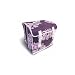 Basil Blossom Double Bike Bag (Purple)