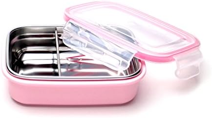 Steeltainer Leak-proof Stainless Steel Compact Size Container (Pink)