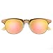 TIJN Semi Rimless Sunglasses for Women Men Polarized Classic Half Frame Sun Glasses
