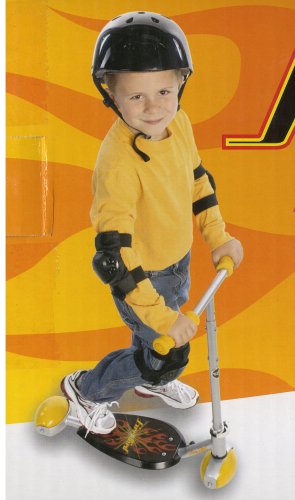 The Original Fire Bird Child's Foldable Scooter - Provides Extra Stability For Ages 3 & Up
