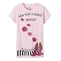 Girls Short-Sleeve Good Witch Tee - Pink