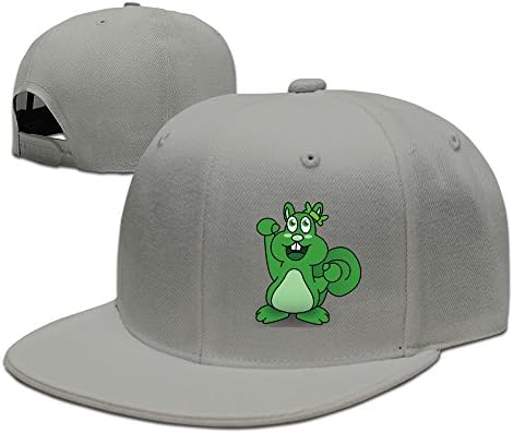 Cool Gummy Worm Candy Snapback Flat Baseball Cap Ash
