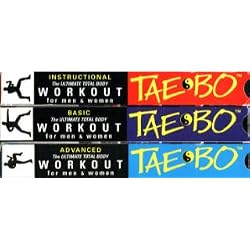Billy Blanks Ultimate Tae-Bo Total Body Workout For Men And Women [Set of 3 VHS Tapes: Instructional, Basic & Advanced]