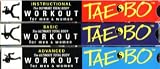 Billy Blanks Ultimate Tae-Bo Total Body Workout For Men And Women [Set of 3 VHS Tapes: Instructional, Basic & Advanced]