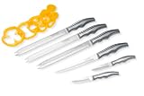Forever Sharp Platinum Series Surgical Stainless Steel Knife Set + Bonus!