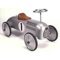 Schylling Silver Racecar Metal Speedster