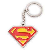 Superman Logo Metal Keychain