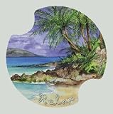 Palm Island Relax Carsters, Coasters for Your Car