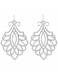 Sterling Silver Diamond Earrings - 0.25 Ct. -- LIFETIME WARRANTY
