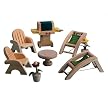 Hot Off the Grill Dollhouse Furniture Set