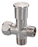 Danze D481350BN 1/2-Inch Push Pull Shower Arm Diverter, Brushed Nickel