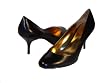 Coach Black Leather Salma 3" High Heel Pump Shoes 10 B